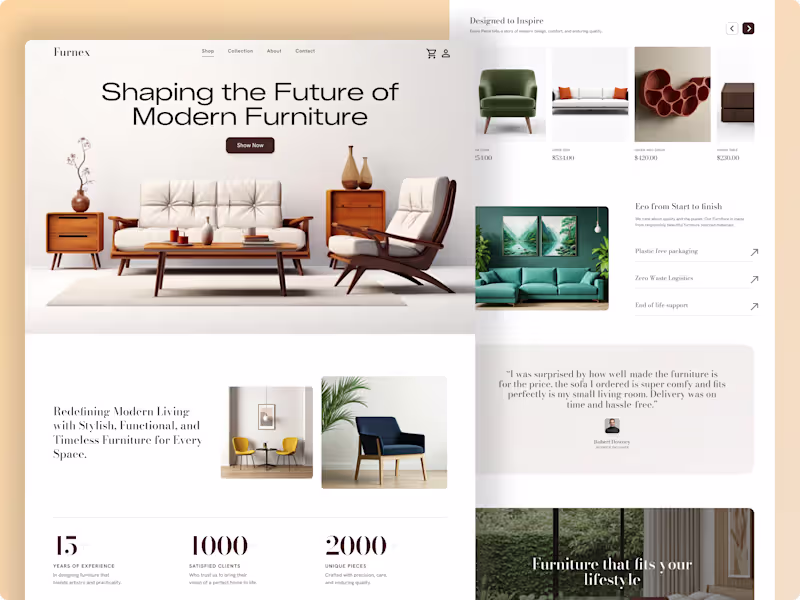 Cover image for 🛋️ Furnex – Luxury &
