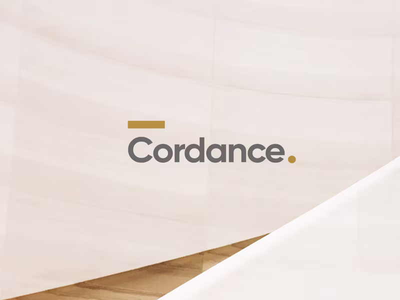 Cover image for Brand + Web Design: Cordance
