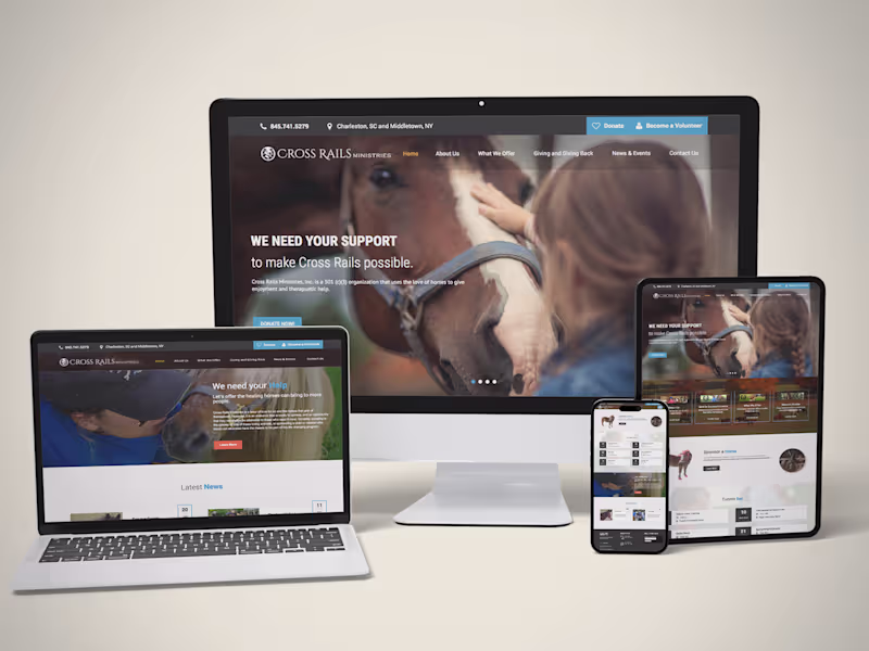 Cover image for Crossrails Ministry Responsive site