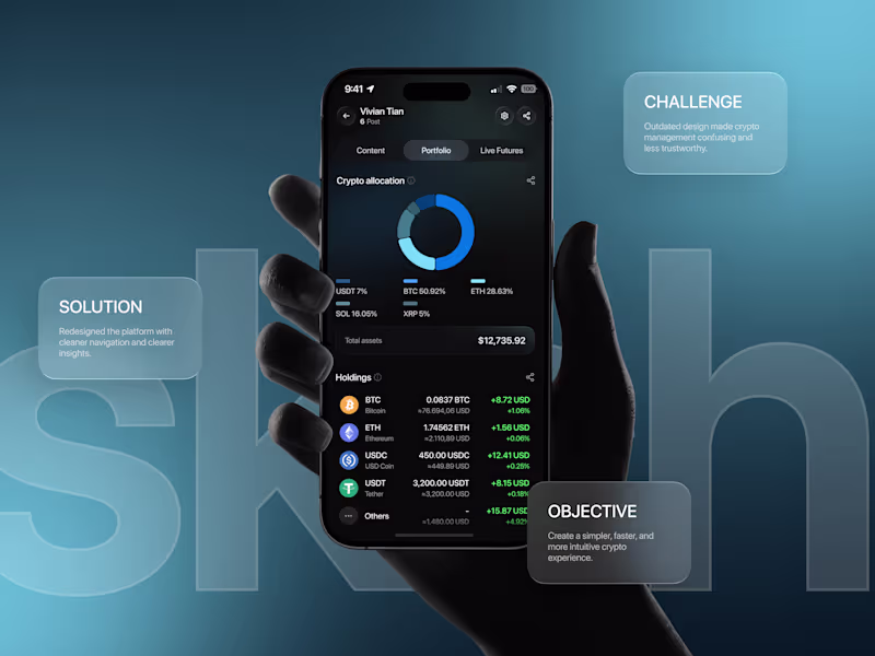 Cover image for Deskchain — Web3 Token Swap & Fiat Onramp UI Case Study