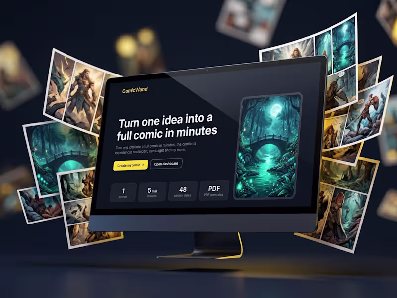 Cover image for ComicWand | Comic Book Generator Tool