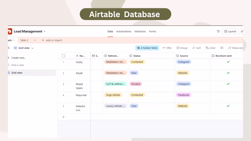 Cover image for Airtable Database Management