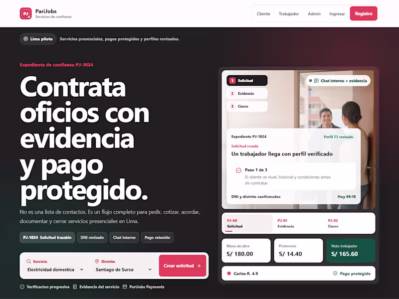 Cover image for PariJobs: Verified Local Services Marketplace