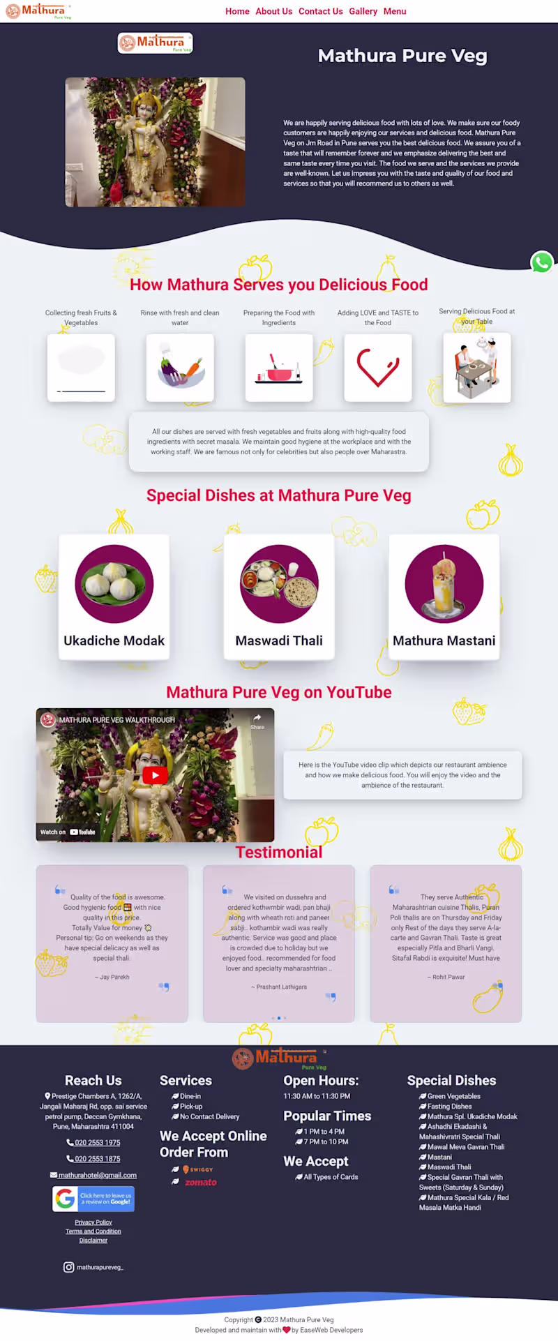 Cover image for Restaurant Website