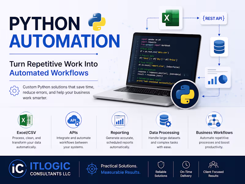 Cover image for Python Automation & Business Process Solutions