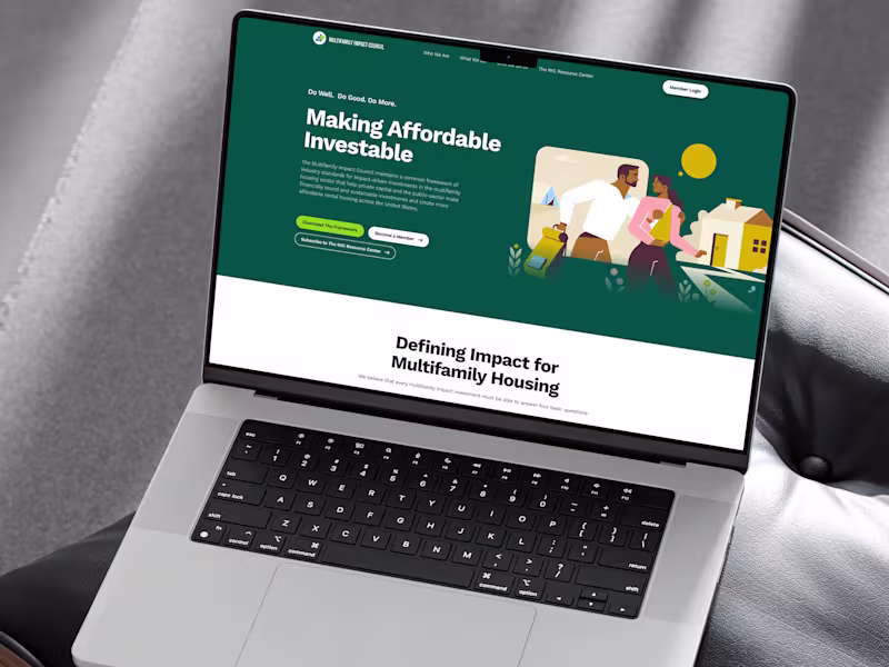 Cover image for MIC — Web Design for Housing Finance