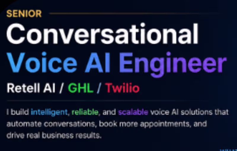 Cover image for Project Title:
Conversational Voice AI Agent