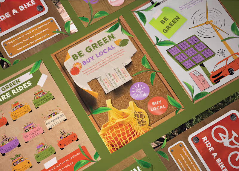 Cover image for Go Green AD Design Concept