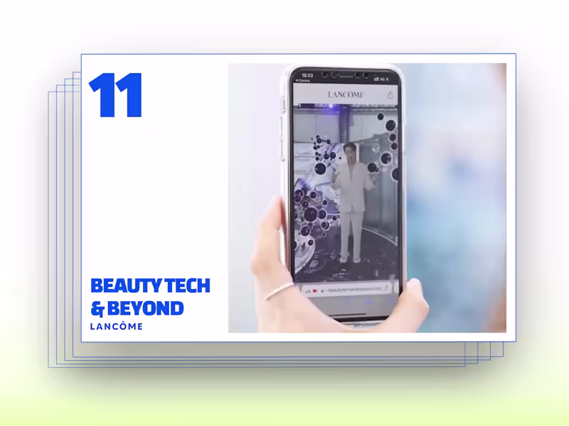 Cover image for Lancôme Beauty Tech AR Hologram Experience