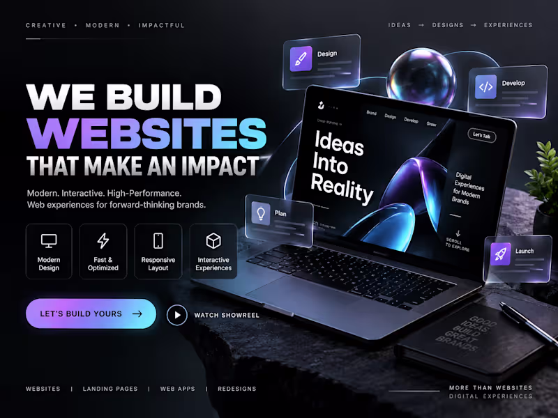 Cover image for I will build a premium 3D website for your business.