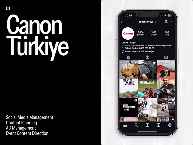 Cover image for Community & Content Management for Canon Türkiye
