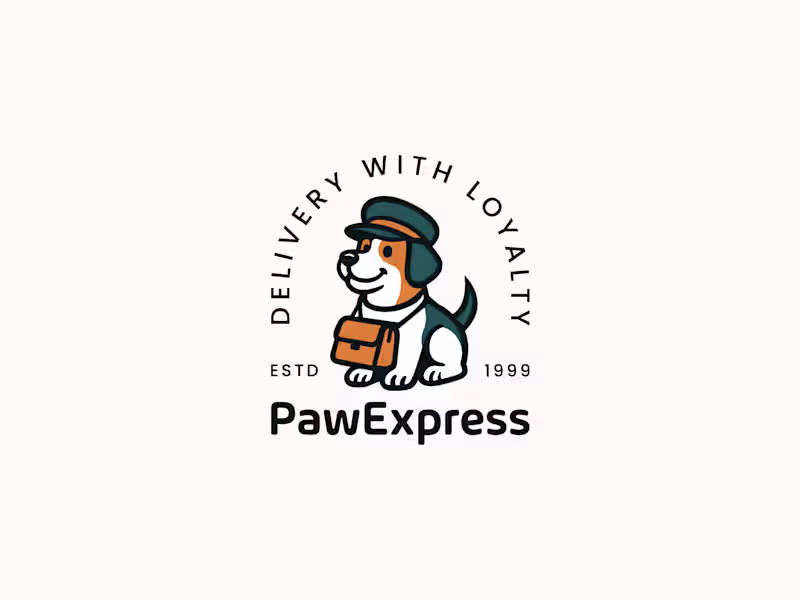 Cover image for Courier dog logo
This logo is