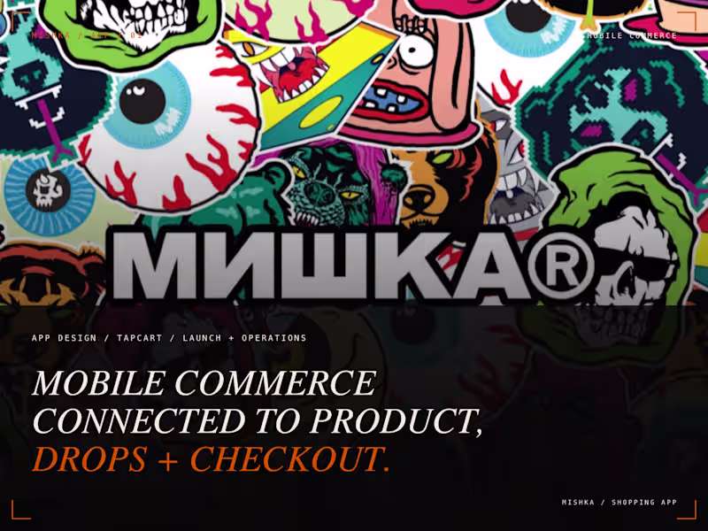 Cover image for MISHKA Mobile Commerce App - Design, Launch and Operations
