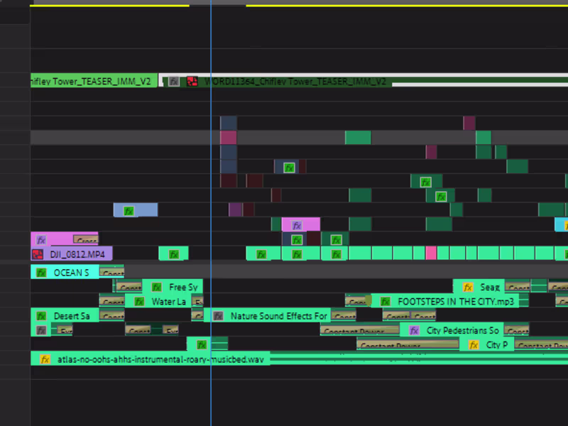 Cover image for Video Editing / Colour Grade / Sound Mix [Broadcast standards]