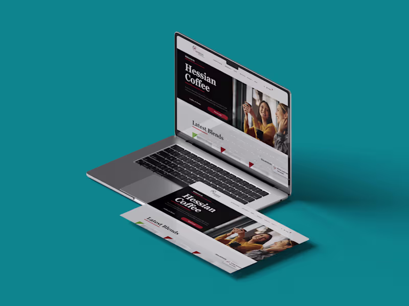Cover image for Hessian Coffee Bespoke Website Design & Build