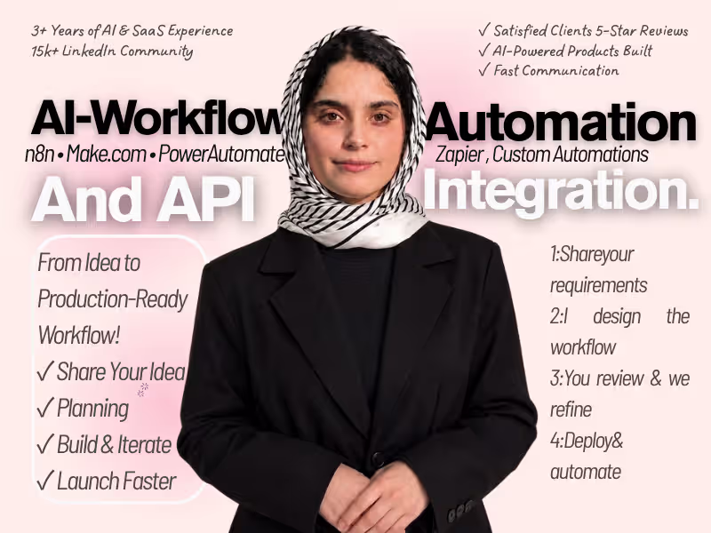 Cover image for End-to-End Workflow Automation & API Development