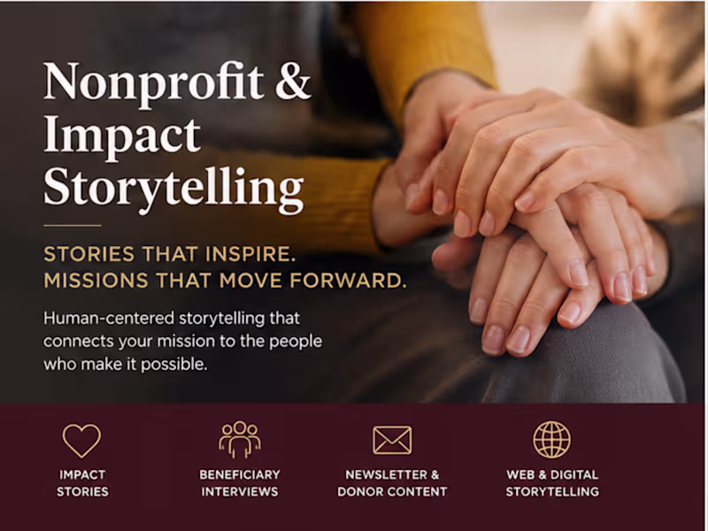 Cover image for Nonprofit & Impact Storytelling 