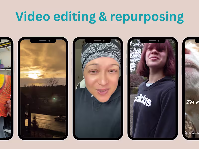 Cover image for Video Editing & Repurposing
