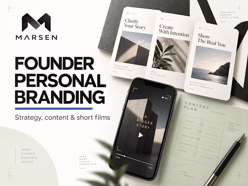 Cover image for Founder Personal Branding and Content Production