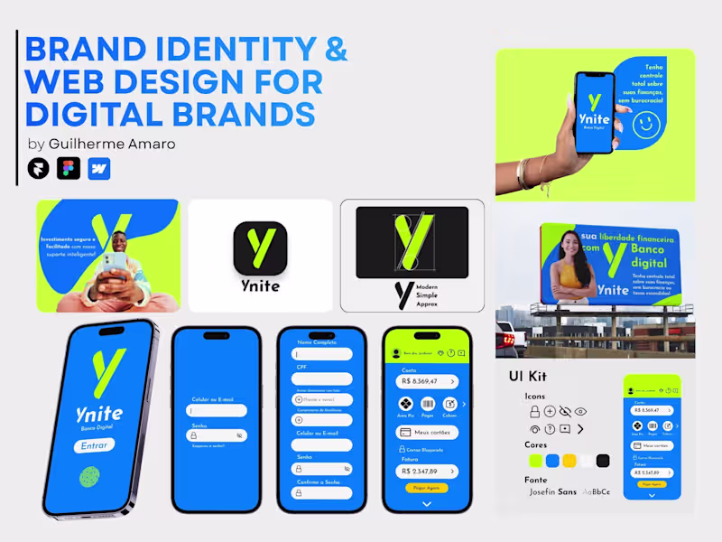 Cover image for Brand Identity & Web Design for Digital Brands