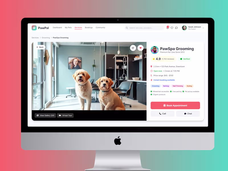 Cover image for PawPal – Pet Care Web App