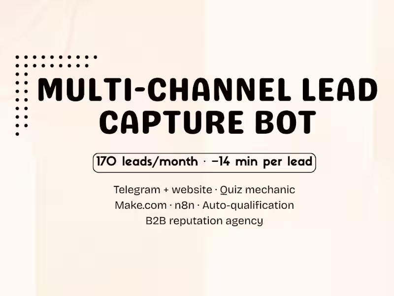 Cover image for A B2B reputation agency was
