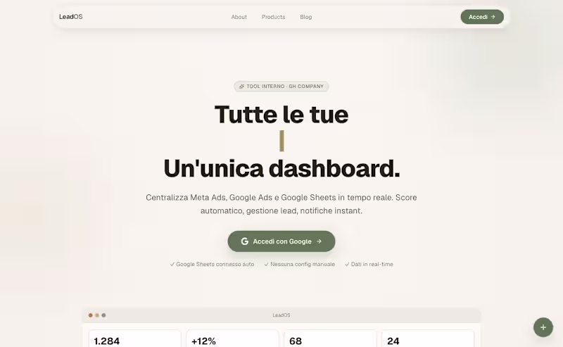 Cover image for LeadOS — Real-Time Lead Hub