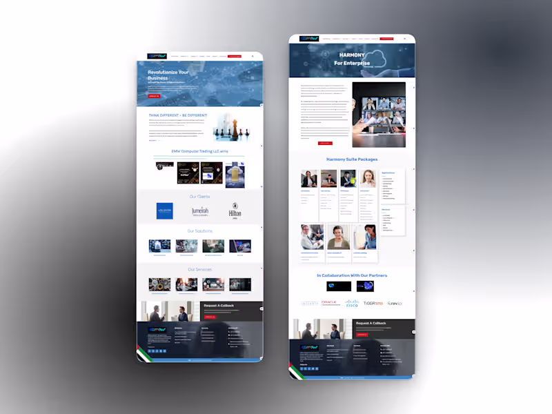 Cover image for Enterprise IT Website & Conversion