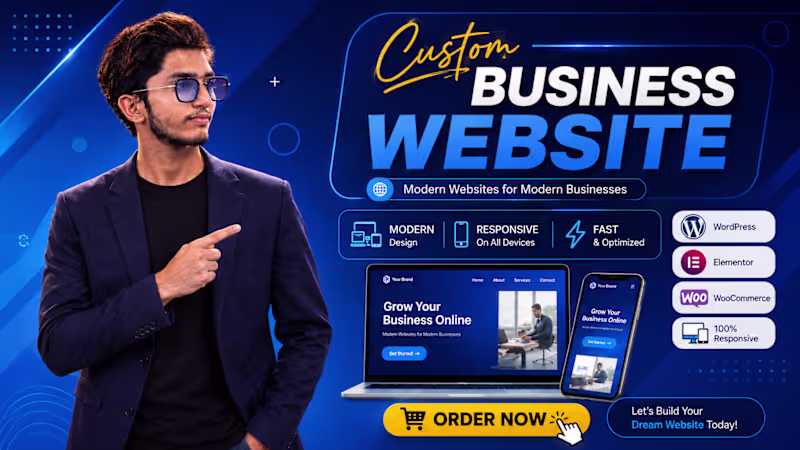 Cover image for I Design websites that will help you to grow your business
