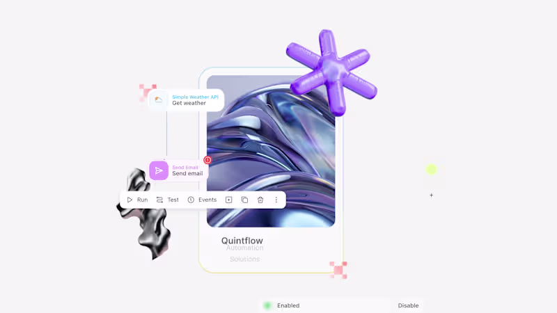 Cover image for Quintflow: Landing Page for an AI Automation Agency