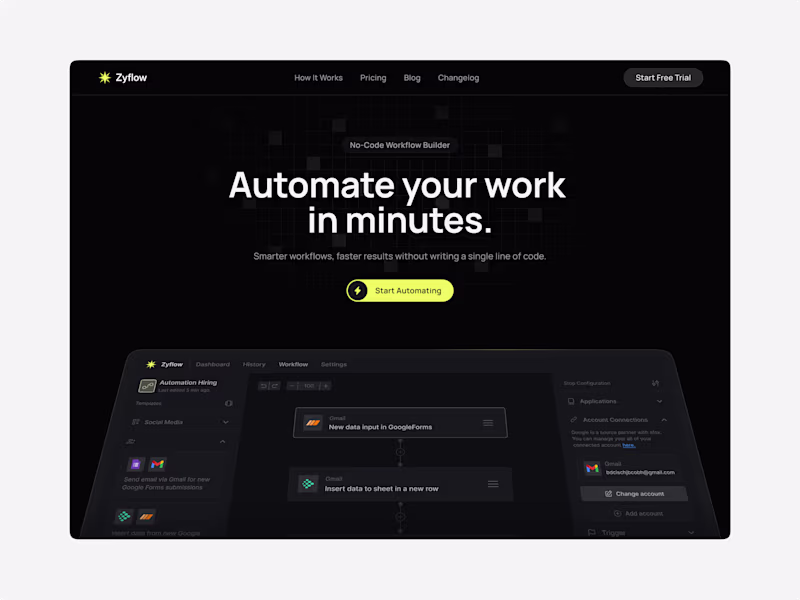 Cover image for Zyflow - Premium SaaS Marketing Website