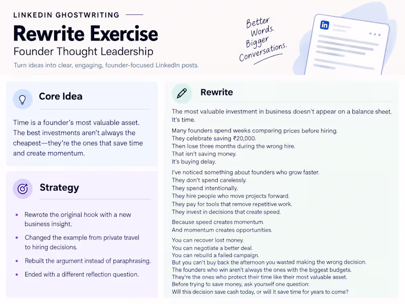 Cover image for Created a high-converting LinkedIn content