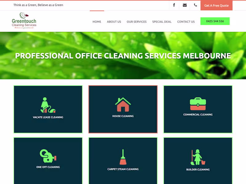 Cover image for Greenhouse Cleaning Service Website Re-design