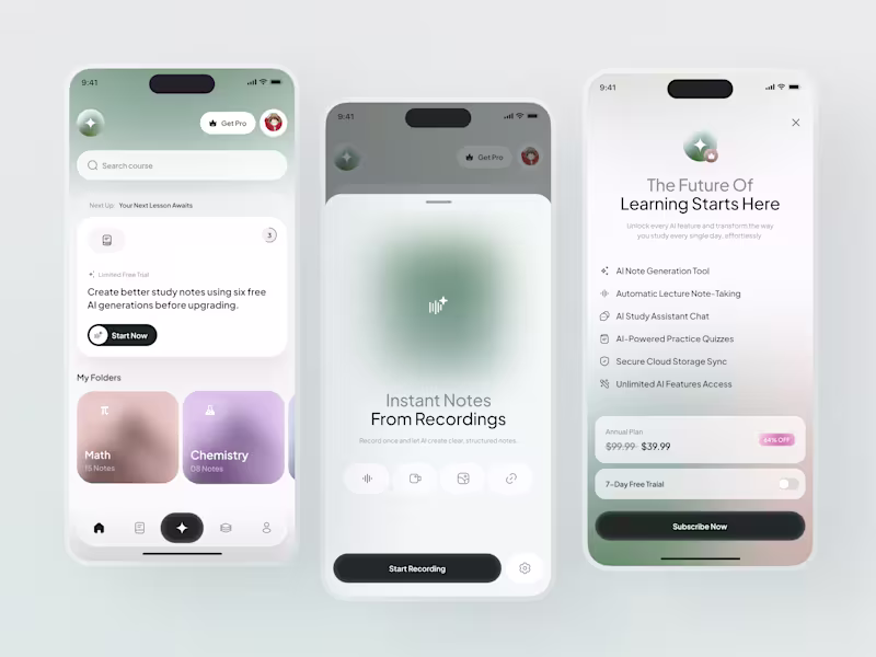 Cover image for AI Study Notes Mobile App