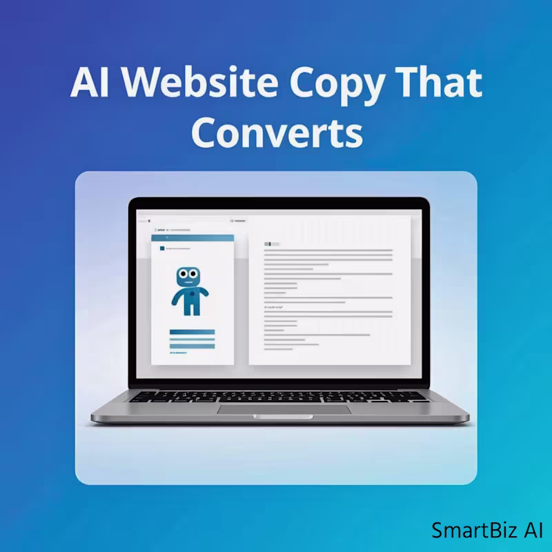 Cover image for I will design AI Website Copy for your business  