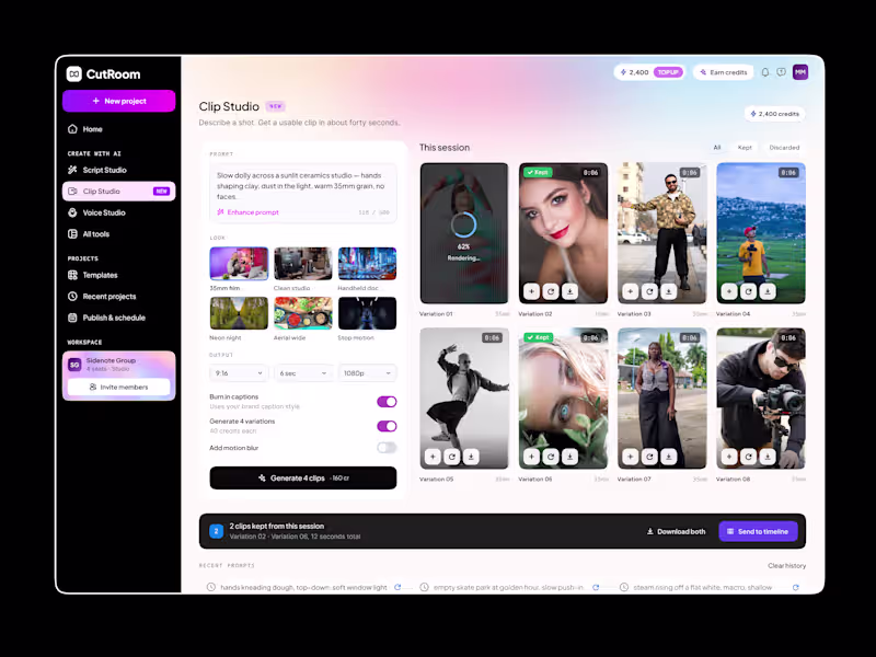Cover image for CutRoom: AI-powered video & Smart editing tool