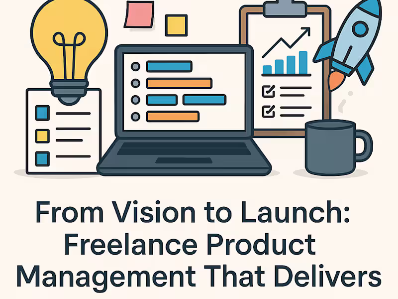 Cover image for Expert Product Strategy & Roadmapping – Freelance PM for Hire