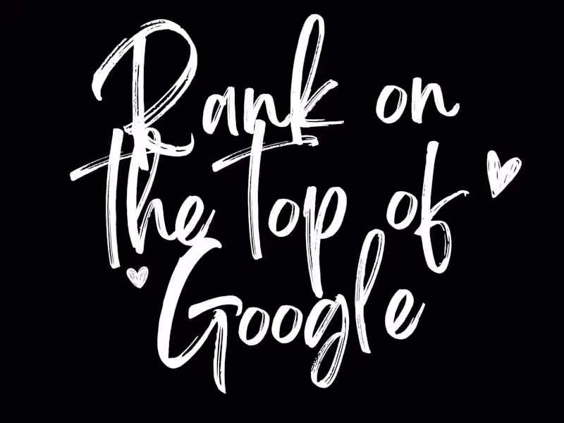 Cover image for I will Rank your website to the top of google