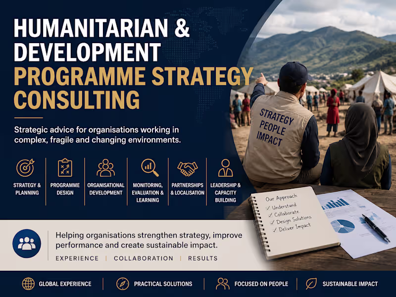 Cover image for Humanitarian & Development Programme Strategy Consulting