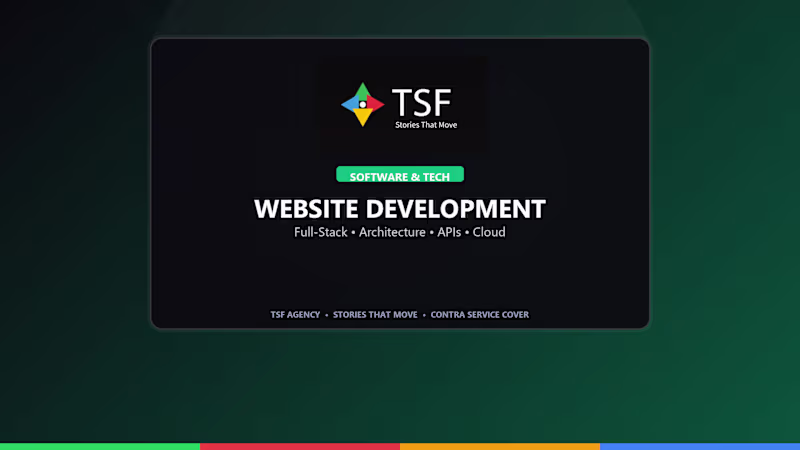 Cover image for End-to-End Custom Website Development