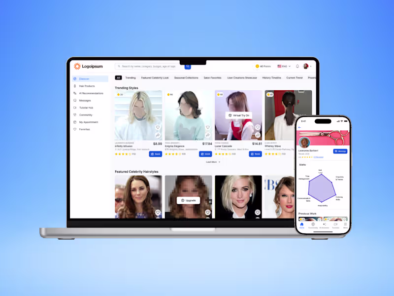 Cover image for Hairstyle Recommendation Web App |