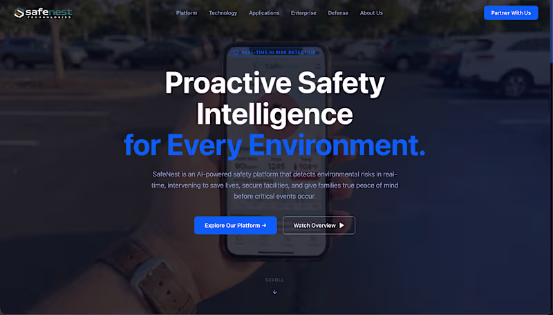 Cover image for SafeNest Technologies is an early-stage