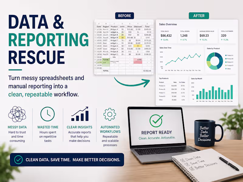 Cover image for Data & Reporting Rescue