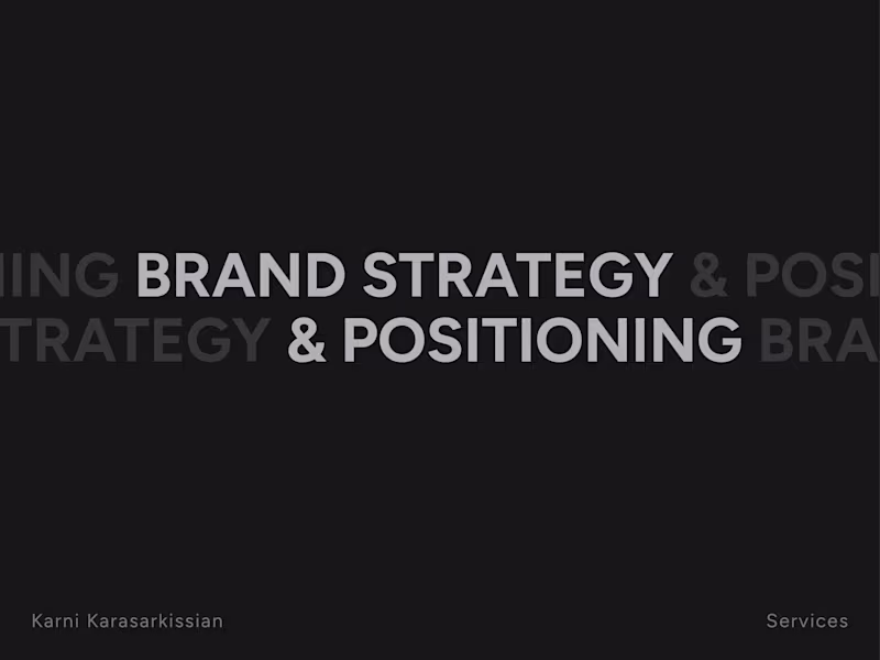 Cover image for Brand Strategy & Positioning