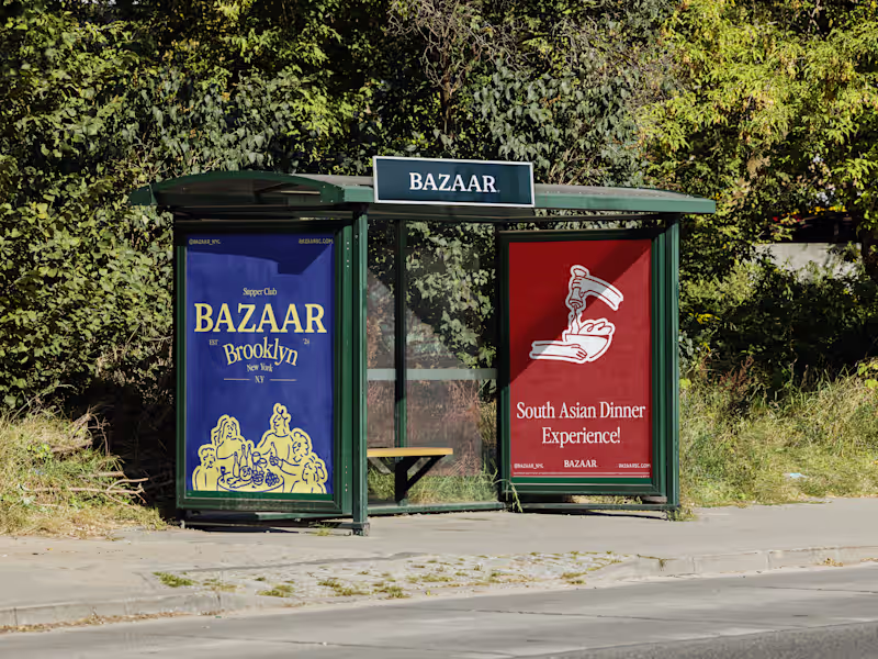 Cover image for Bazaar Supper Club | Visual Identity 