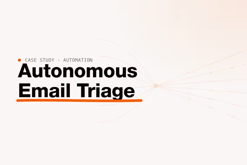 Cover image for Autonomous Email Triage Agent