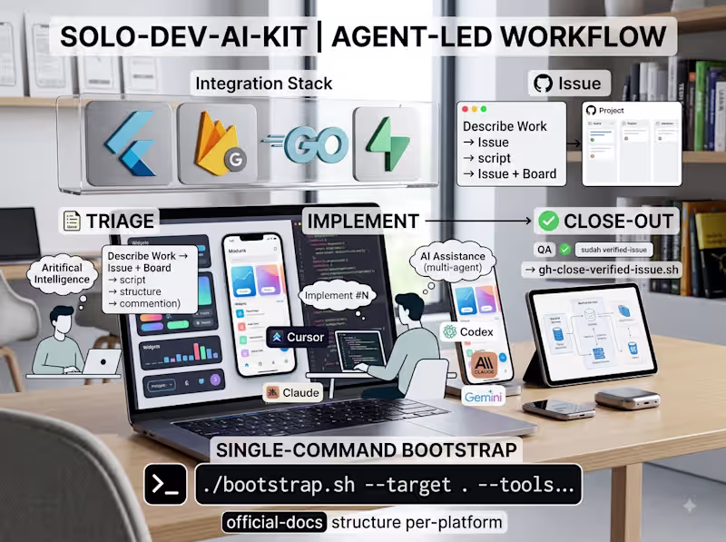 Cover image for Solo Dev AI Kit | Agent Led Workflow