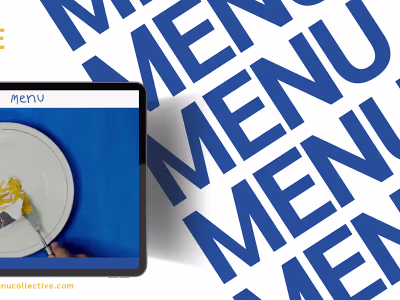 Cover image for The Menu Collective: Website Design and Visual Identity
