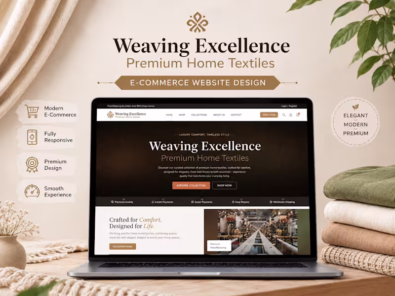 Cover image for Home Textiles E-commerce Website
The client