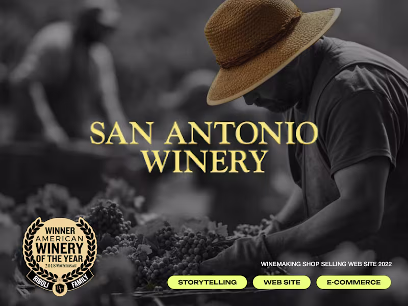 Cover image for Family Winery E-commerce
